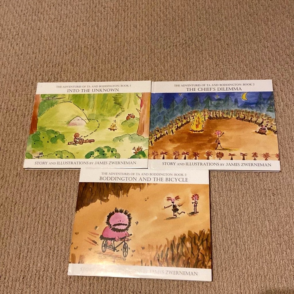 Children's Books 3 pc Set Hardback TA and Boddington Like New